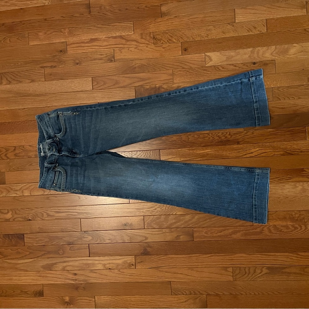 Blue Wrangler Bootcut Jeans Women Size 5x32